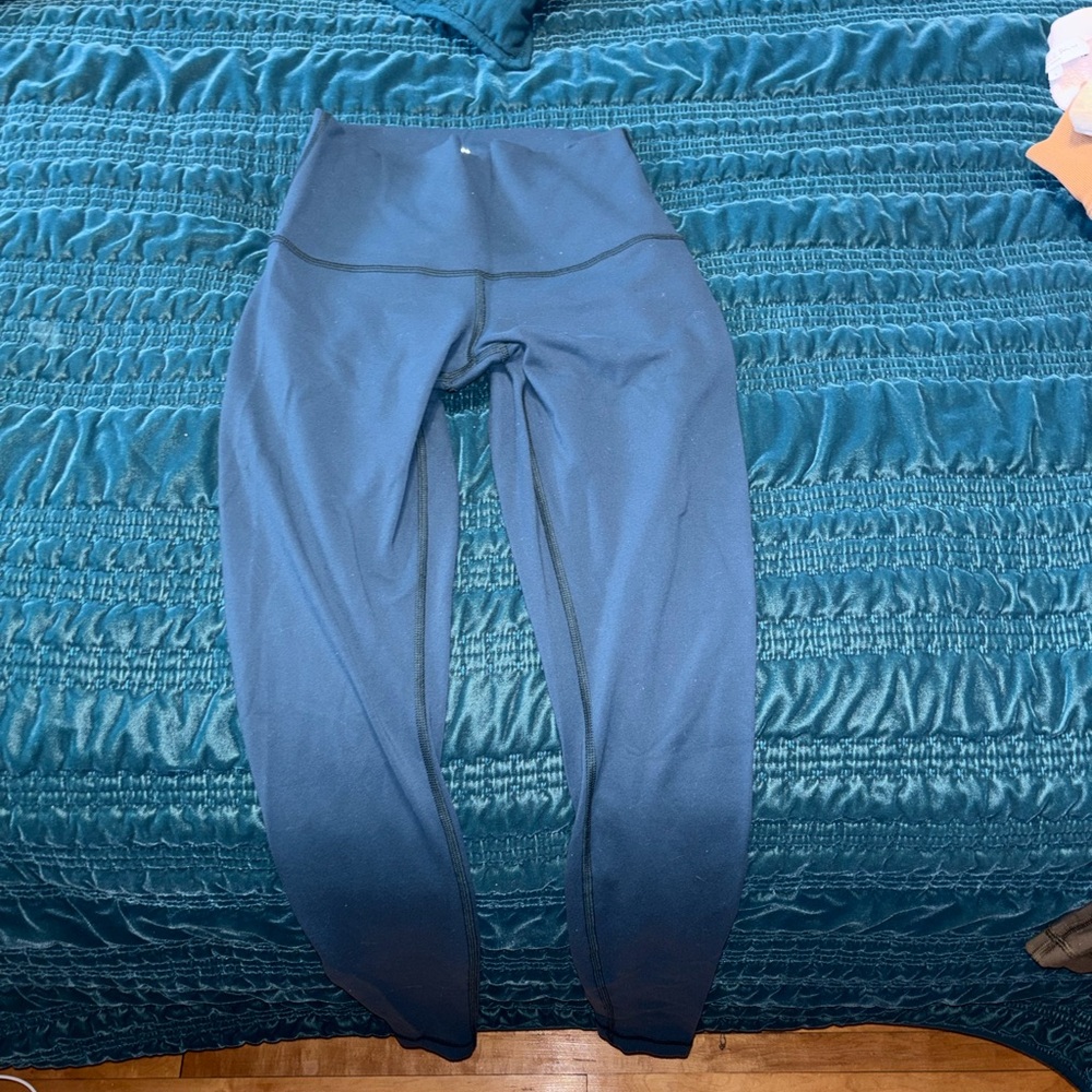 Lululemon Blue High-Waisted Leggings